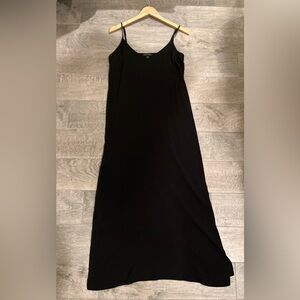 Black a-line spaghetti strap Banana Republic dress